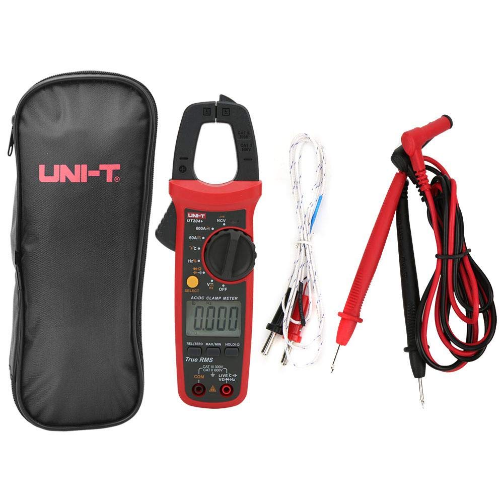 Multímetro de Pinza Portátil UT204+ Rango Automático RMS Verdadero ...