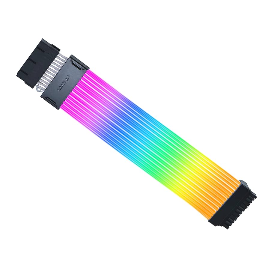 新品 LIAN LI Strimer Wireless 24P RGB ケーブル Amazon.com: Lian Li Strimer Wireless 24 Pin (PW24-1W