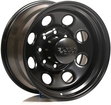 Black Rock 997B SOFT 8 Wheel with Matte 0 x 9. inches / 8 x 100 mm، 12 mm offset