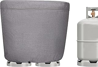 RV Propane Tank Cover,Camper Propane Tank Cover,Heavy Duty Waterproof Anti UV Polyester Double 30 LB Propane Tank Cover for Camper RV Trailer,RV Trailer Camper Covers Lp Tank Cover,Weather Resistant