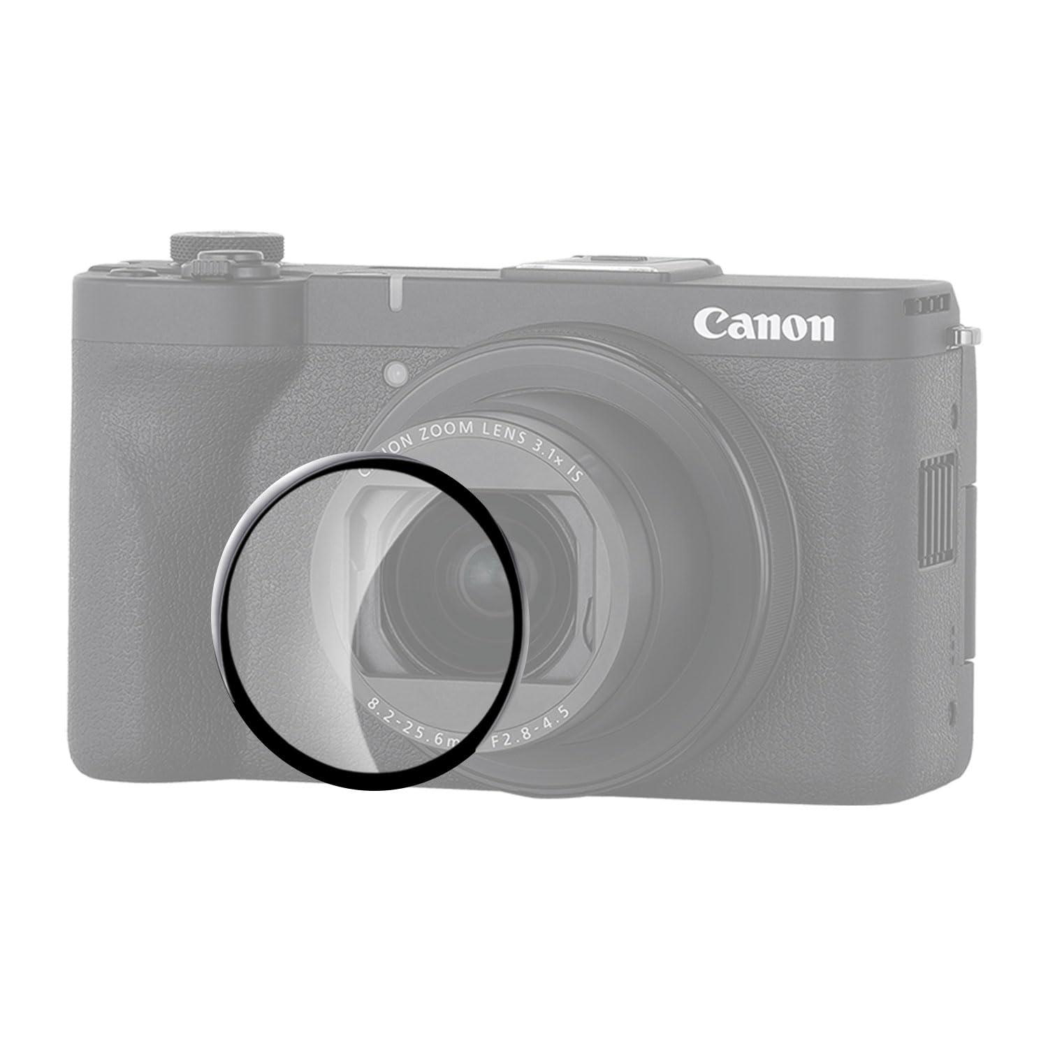 Amazon | 【1枚】Canon PowerShot V1 カメラ レンズ 保護