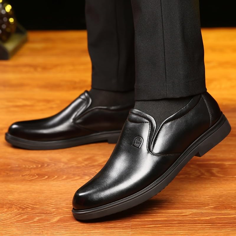 Men's Casual Genuine Leather Flats Soft Driving Walking Loafer Shoes Business Work Business Wedding Oxford Shoes for Men3