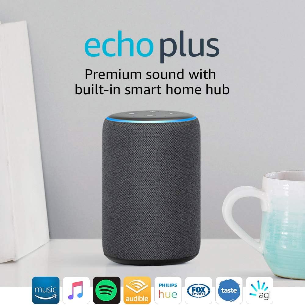 Echo Plus (2nd gen) Premium sound with a builtin smart home hub