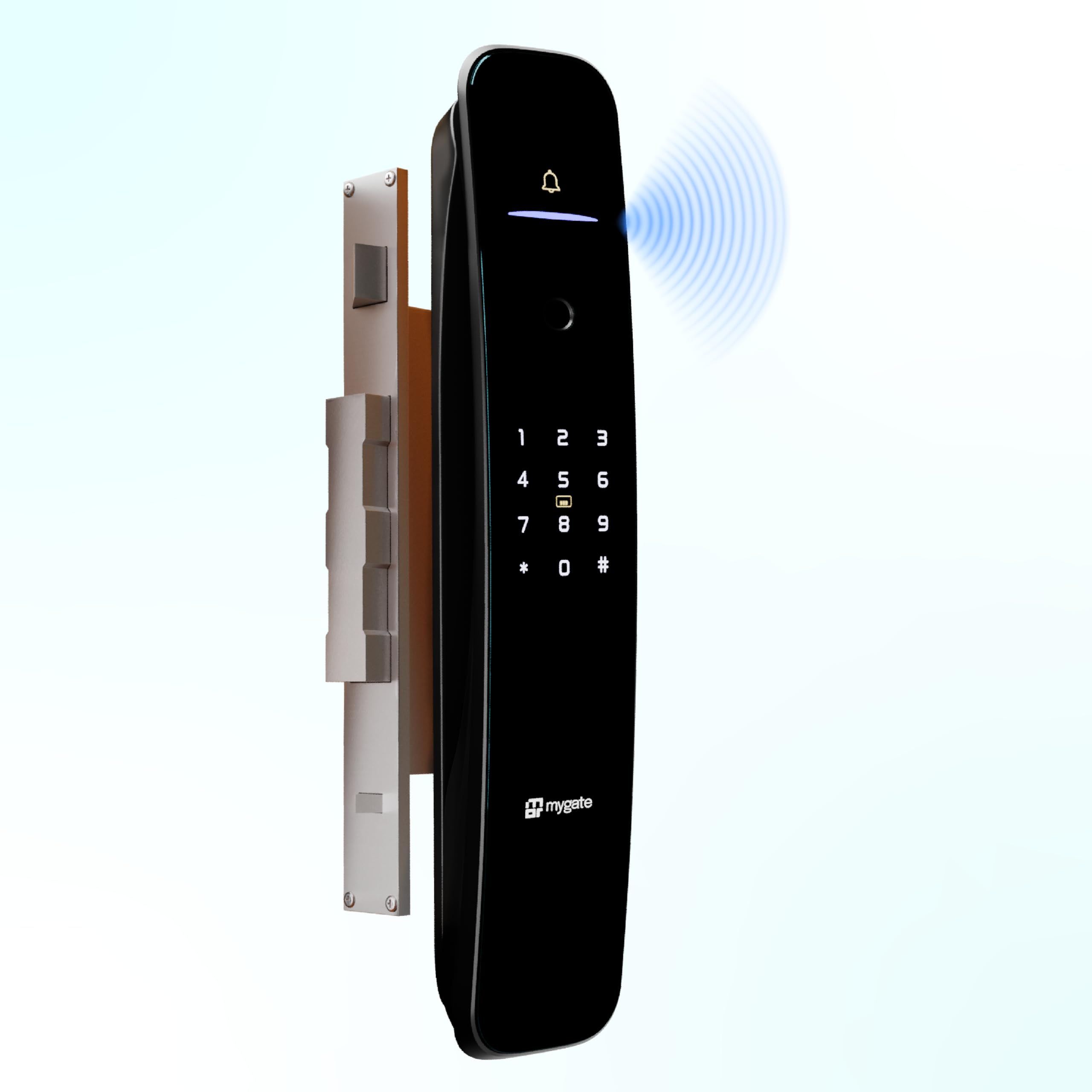 Mygate Smart Door Lock Pro 2 with WiFi | Inbuilt Door Sensor | 6-Ways to Unlock | Advanced Biometric | Remote Access | Tamper Alerts | 3-Year Brand Warranty (Obsidian Black)-image-49