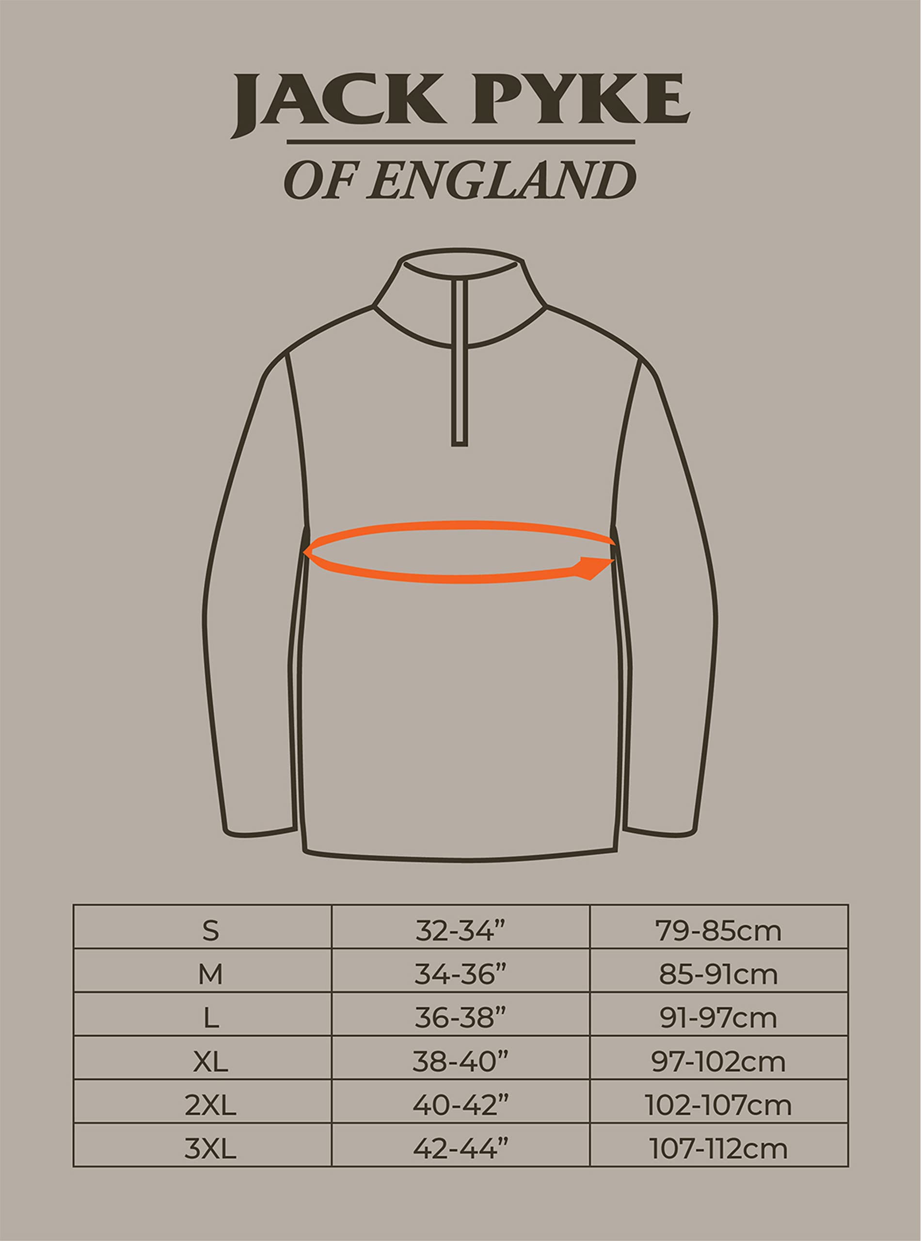 Jack Pyke Ashcombe - Jersey de Punto con Cremallera - 100% Lana de Borrego