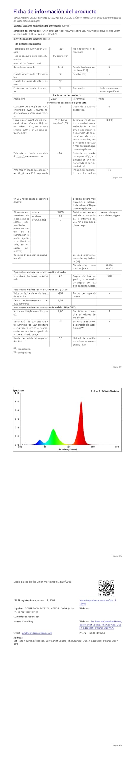 Govee Tiras de LED RGBIC Inteligentes con Cubiertas 5m, Perfil para Alexa | Compatible con Google Assistant, control inteligente por secciones, tiras de luces aptas para dormitorios, zócalos, despachos