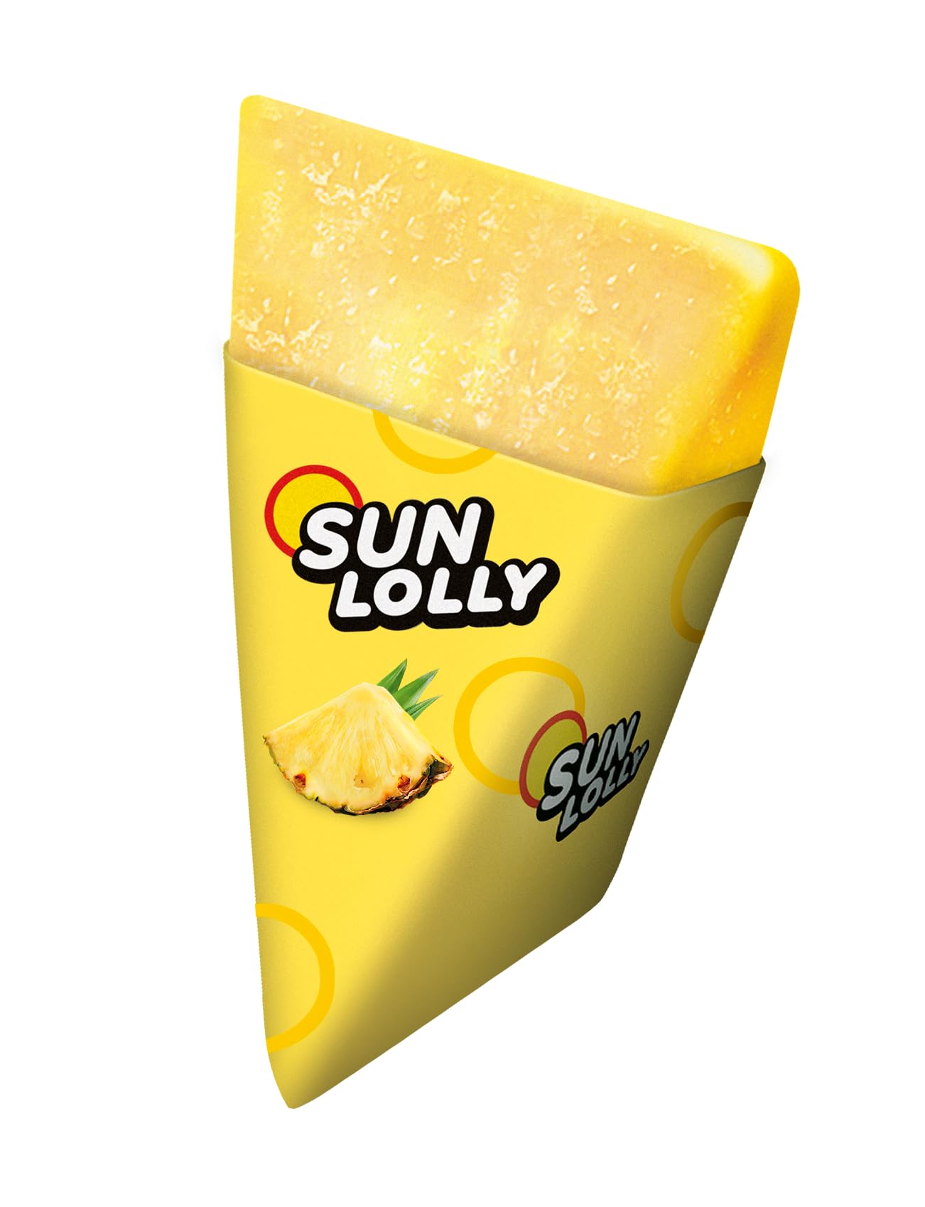 Sun Lolly Wassereis Ananas 12er Vorratspack 12 x 480ml Mit Fruchtsaft
