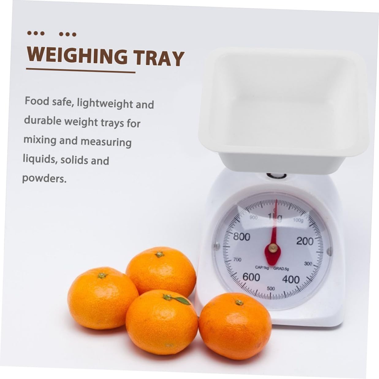 10Pcs Square Plastic Weighing Dishes Lab Weigh Boats with Smooth Anti-Static Surface Chemical Resistant Plates for Mixing and Measuring Samples