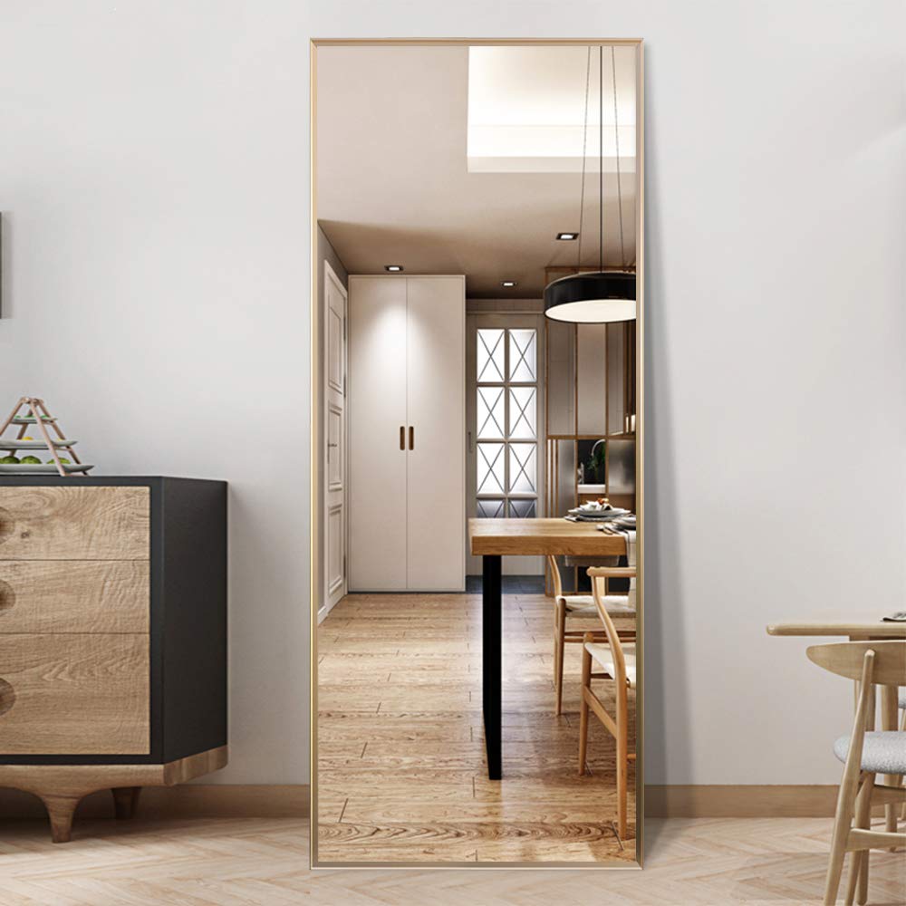 Elevens Full Length Mirror Large Floor Mirror Standing or WallMounted