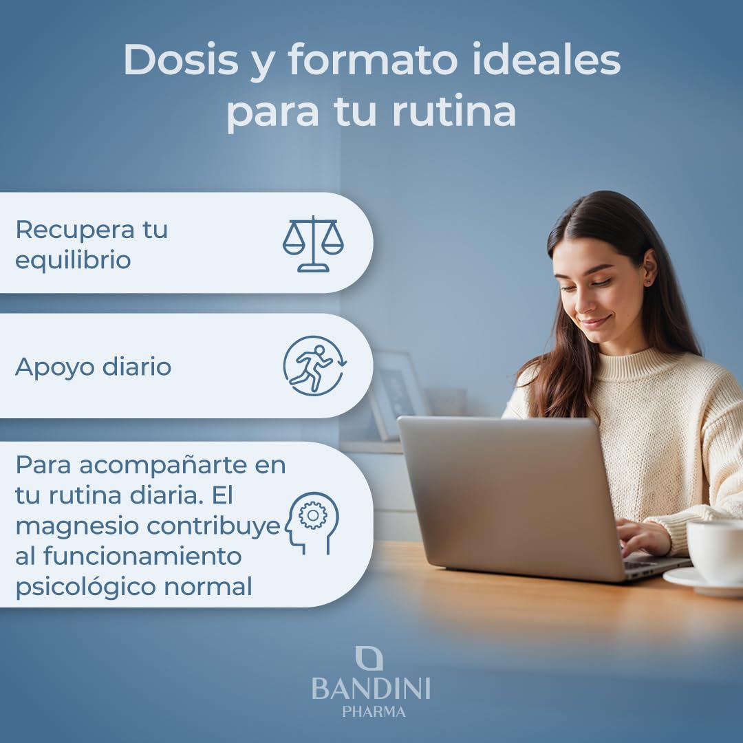 Bandini® L-Treonato de Magnesio Magtein® - 90 cápsulas veganas