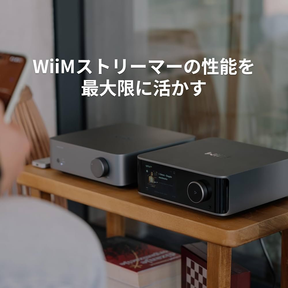 アンプ WiiM Vibelink Amp Amazon.co.jp: 【直輸入品】WiiM Vibelink Amp｜100Wパワーアンプ｜ESS