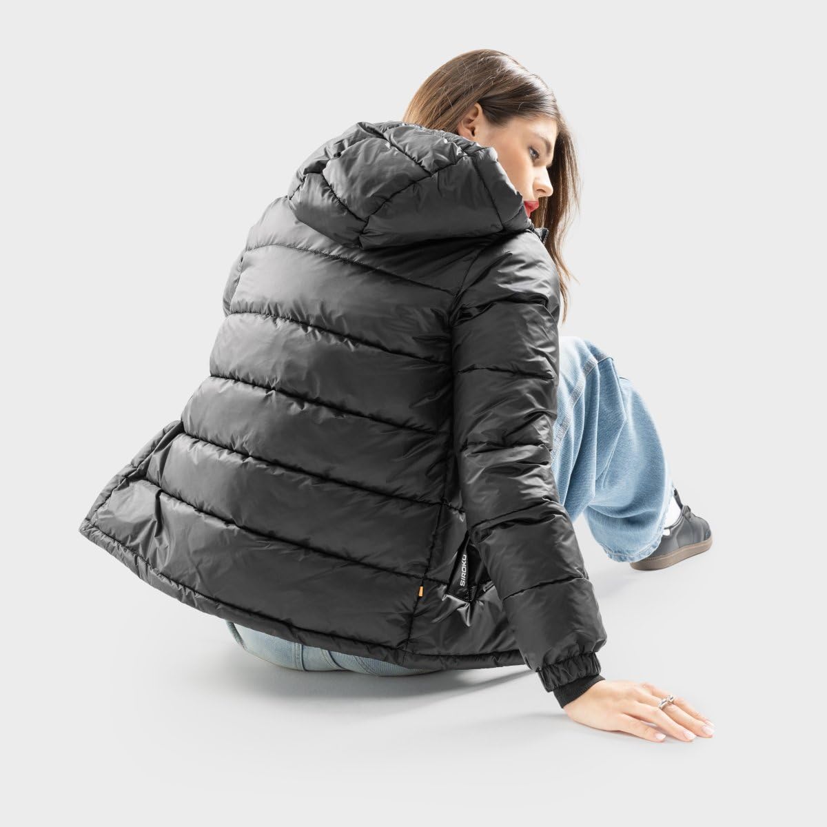 SIROKO Chaqueta acolchada lifestyle Tacca-W Negro