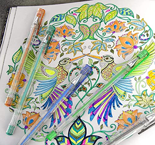 Arteza Glitter And Metallic Gel Pens Bundle, Drawing Art Supplies For Artist, Hobby Painters & Beginners #TOP4