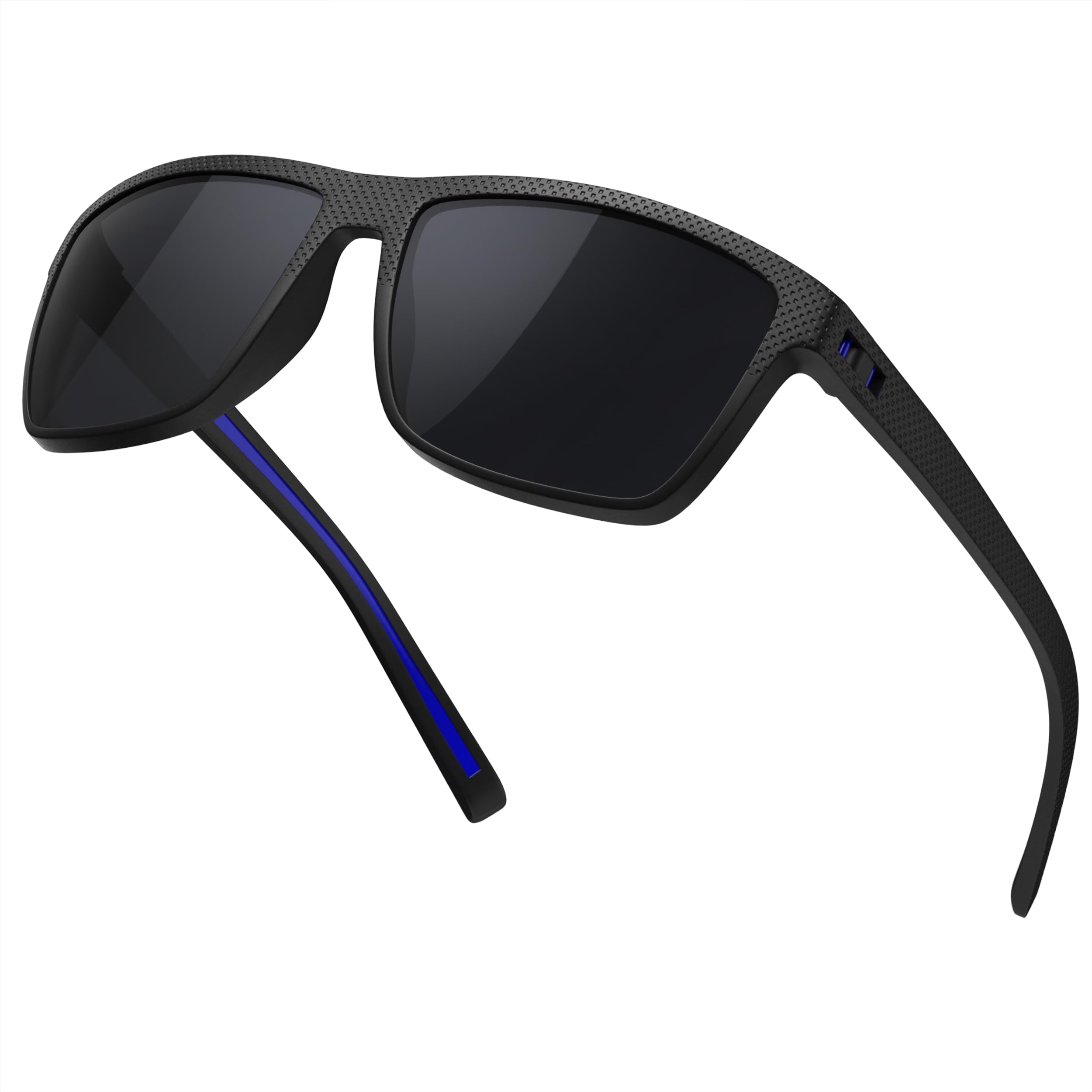 grinderPUNCH Polarized Sunglasses for Men Lightweight TR90 Frame UV400 Protection Square Sun Glasses for Driving Fishing Golf