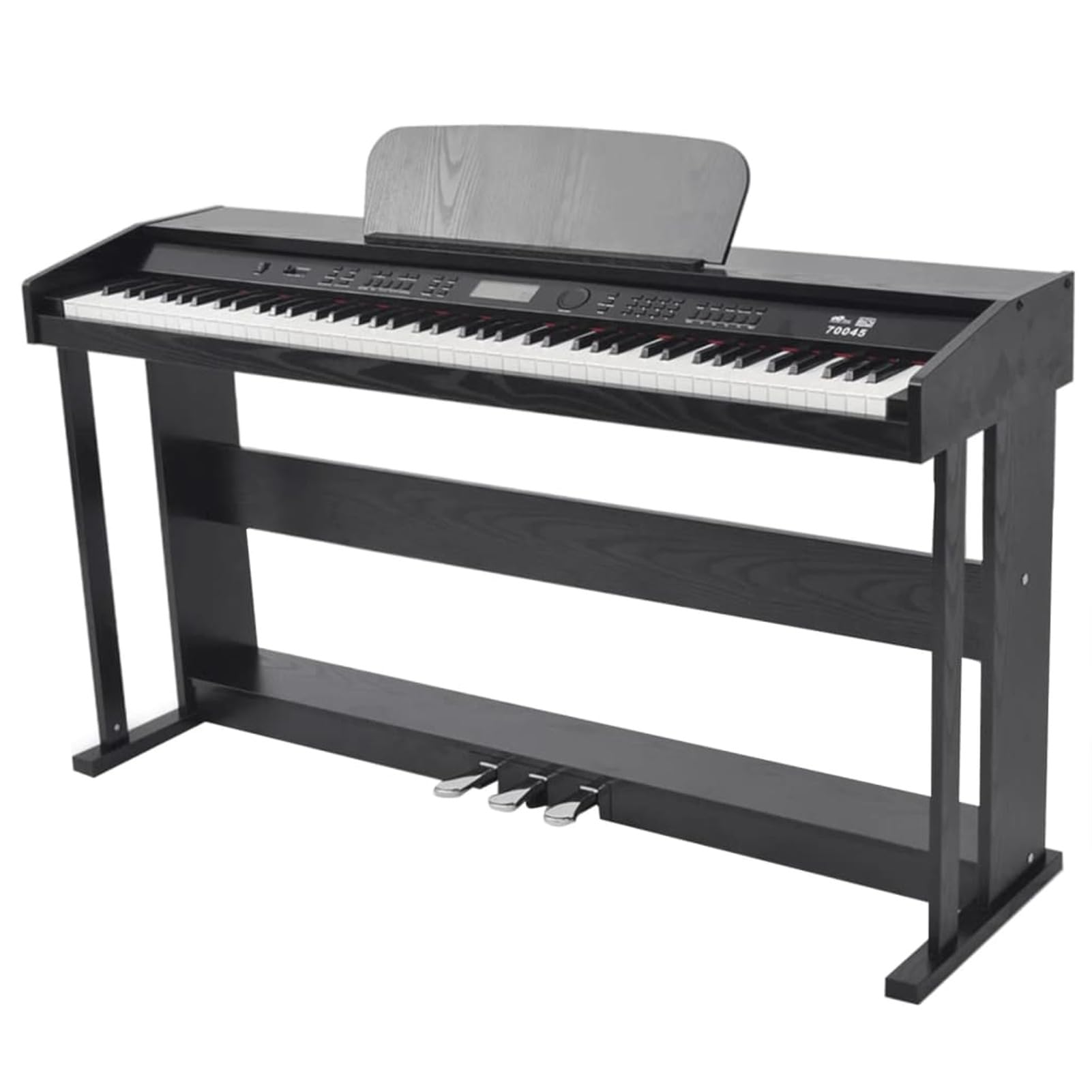 Pianoforte Digitale con 88 Tasti e Pedali in Melamina Nera,Arte e Svago,Hobby e Arti Creative,Strumenti Musicali,Pianoforti -70045