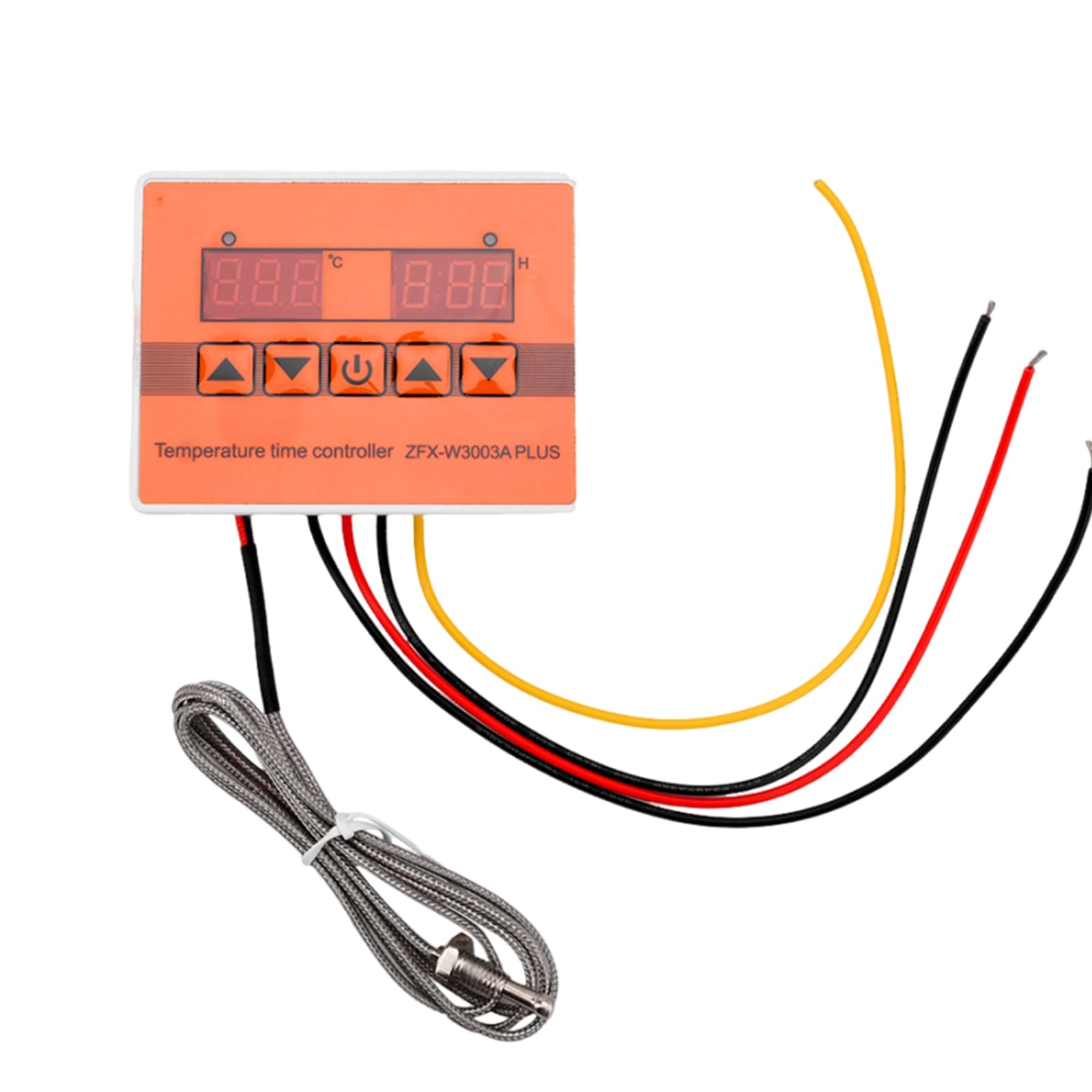 Buxuaaaa 24V Embedded Digital Temperature Controllers Dc12v 24V Ac110-220V Led Temperature Controllers Heating Cooling Thermostat Digital Thermostat