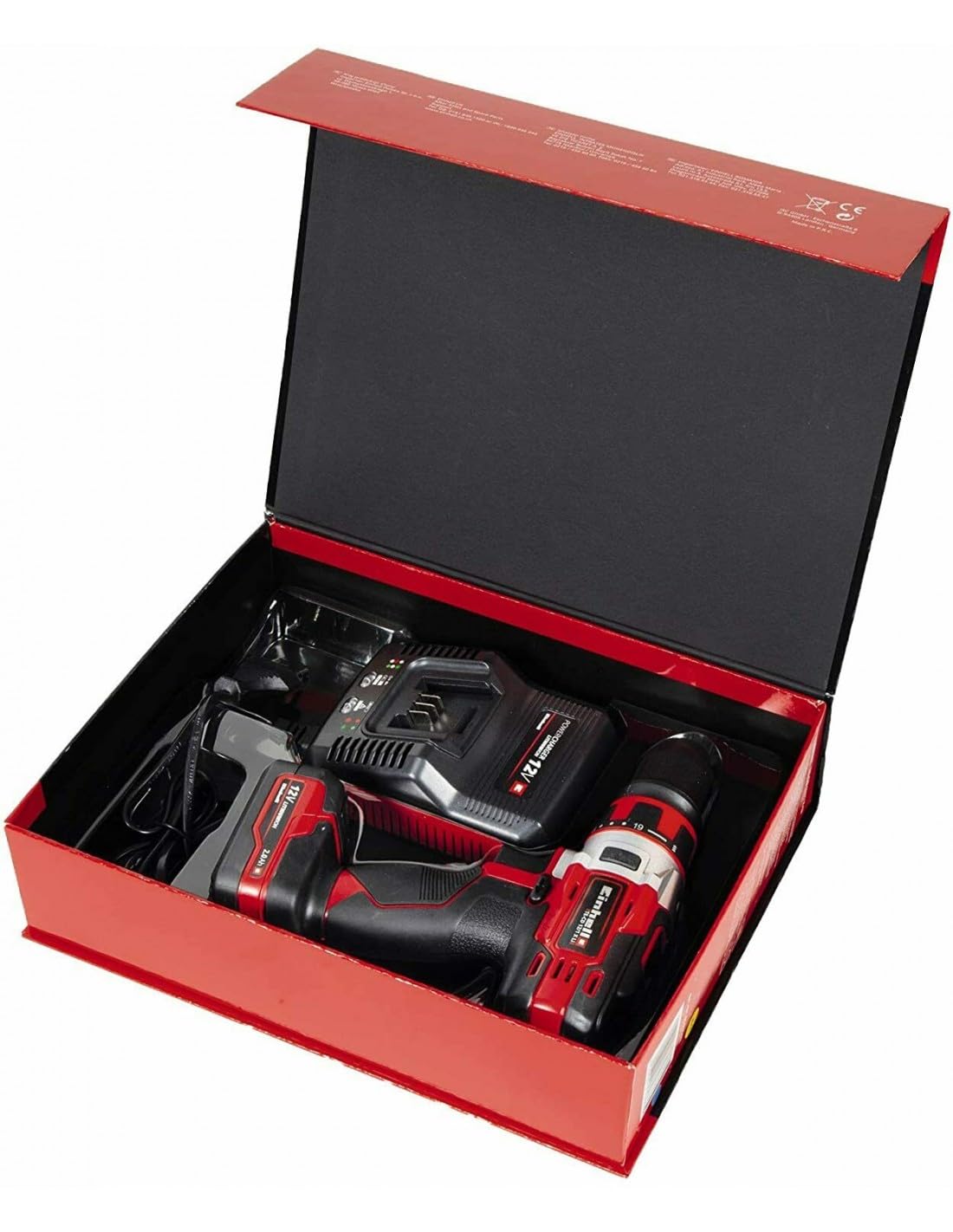 Einhell TE-CD 12/1 X-Li wiertarka akumulatorowa (1x 2,0 Ah) Dodatkowy uchwyt wiertarki