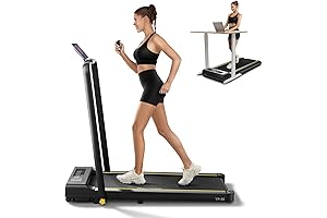 Folding Treadmill for Home and Office with Foldable Walking Pad and Water Tank