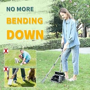 Mayki Upgraded Odorless Pooper Scooper Kit with Swivel Bin  Rake  Spade Long Handle Dog Pooper Scooper with 40 Bag Attachments for Largemediumsmall Dogs Dog Poop Scooper for Yard  Cucciolini Doodles Mayki upgraded odorless pooper scooper kit with swivel bin  rake  spade long handle dog pooper scooper with 40 bag attachments for largemediumsmall dogs dog poop scooper for yard   cucciolini doodles