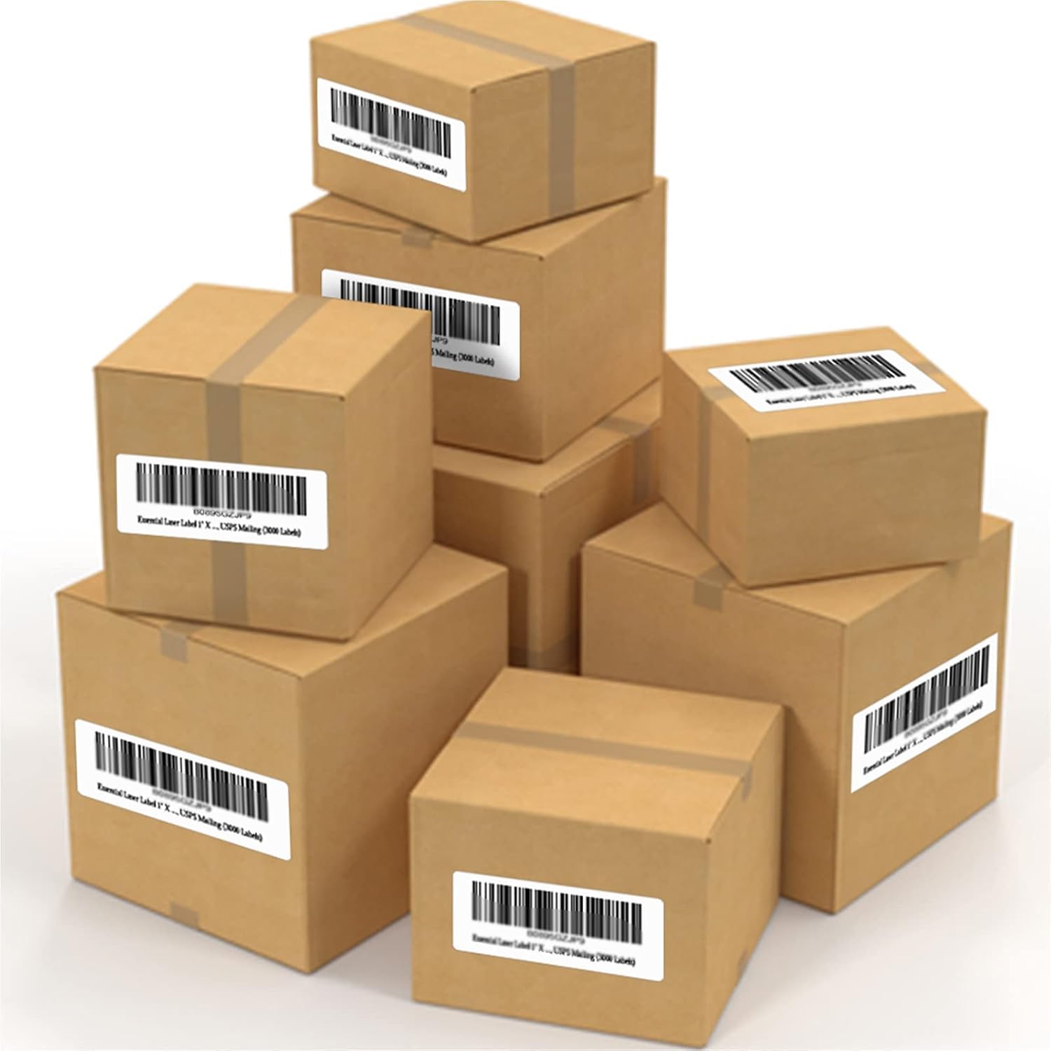 BESTEASY 30-up 100 Sheets 1" X 2-5/8" Address Shipping Labels for Laser and Inkjet Printers, FBA Product Labels (3000 Labels)