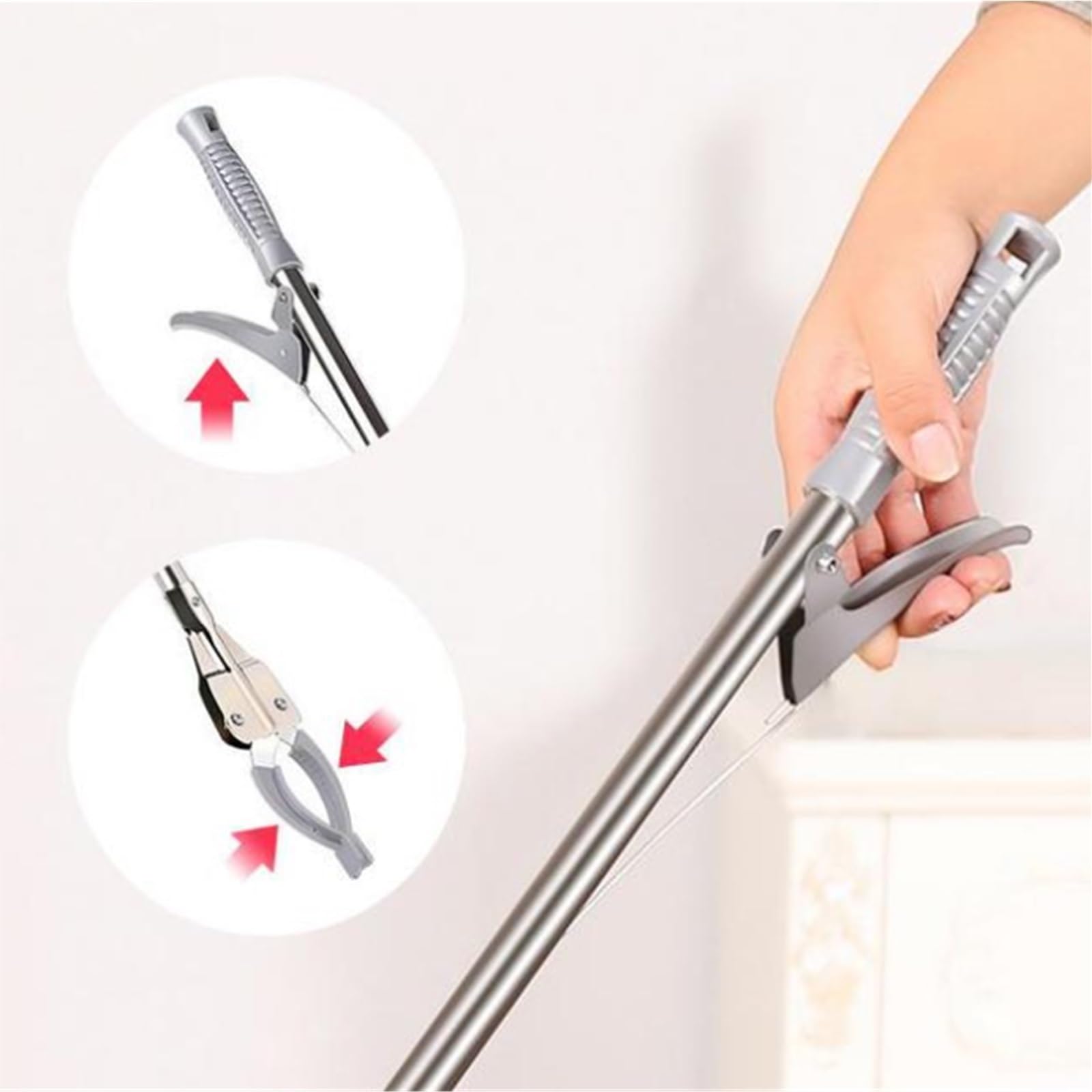 Pinza Recoge Objetos para Adultos Herramienta De Agarre De 2 Uds, Herramienta De Agarre De Garra De Alcance, Ayuda For Recoger Basura Herramienta De Ayuda