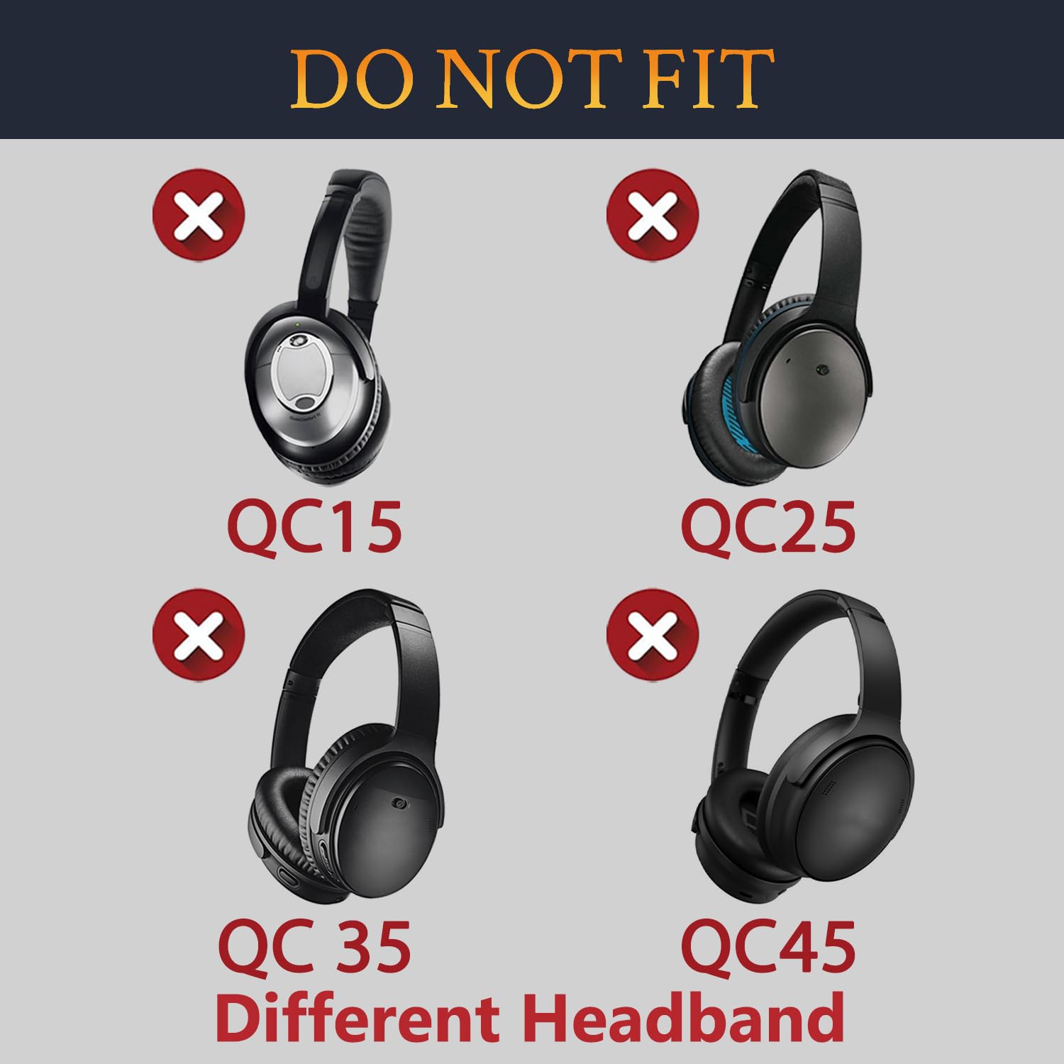 SOULWIT Opaska na głowę do Bose AE2/AE2i/AE2w/SoundLink Around-Ear I, II/SoundTrue Around-Ear I, II słuchawek, część zamienna naprawy paska na głowę