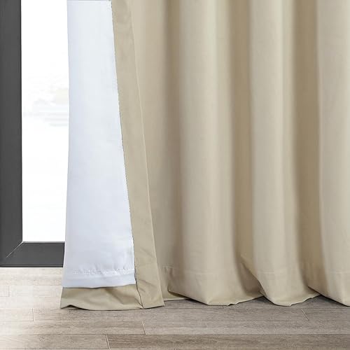 Miniatura 8 de HPD Half Price Drapes - Cortinas blackout de terciopelo, con bloqueo total de calor y luz, para sala de estar y dormitorio (1 panel), 50 pulgadas de