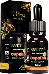 Óleo Vegetal de Copaíba, 100% Puro, Natural & Prensado a Frio – Anti‑inflamatório, Cicatrizante, Pele, Cabelo e Unhas 30 ml – ESSENITY