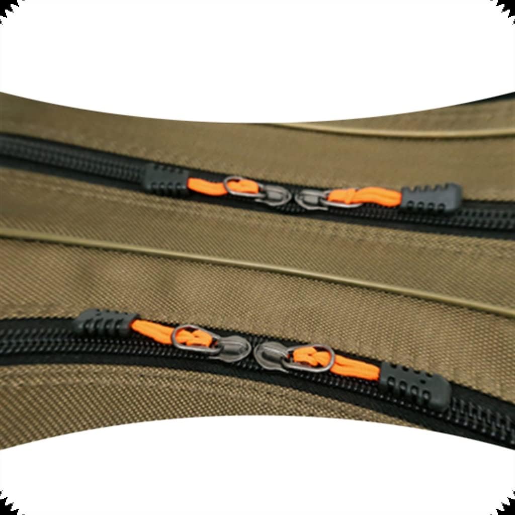 Multifunctional 2-Layer Fishing Bag Fishing Rod Reel Fishing Rod Storage Bag Storage Bag Fishing Gear Fishing Gear (Color : Green, Size : 90cm)