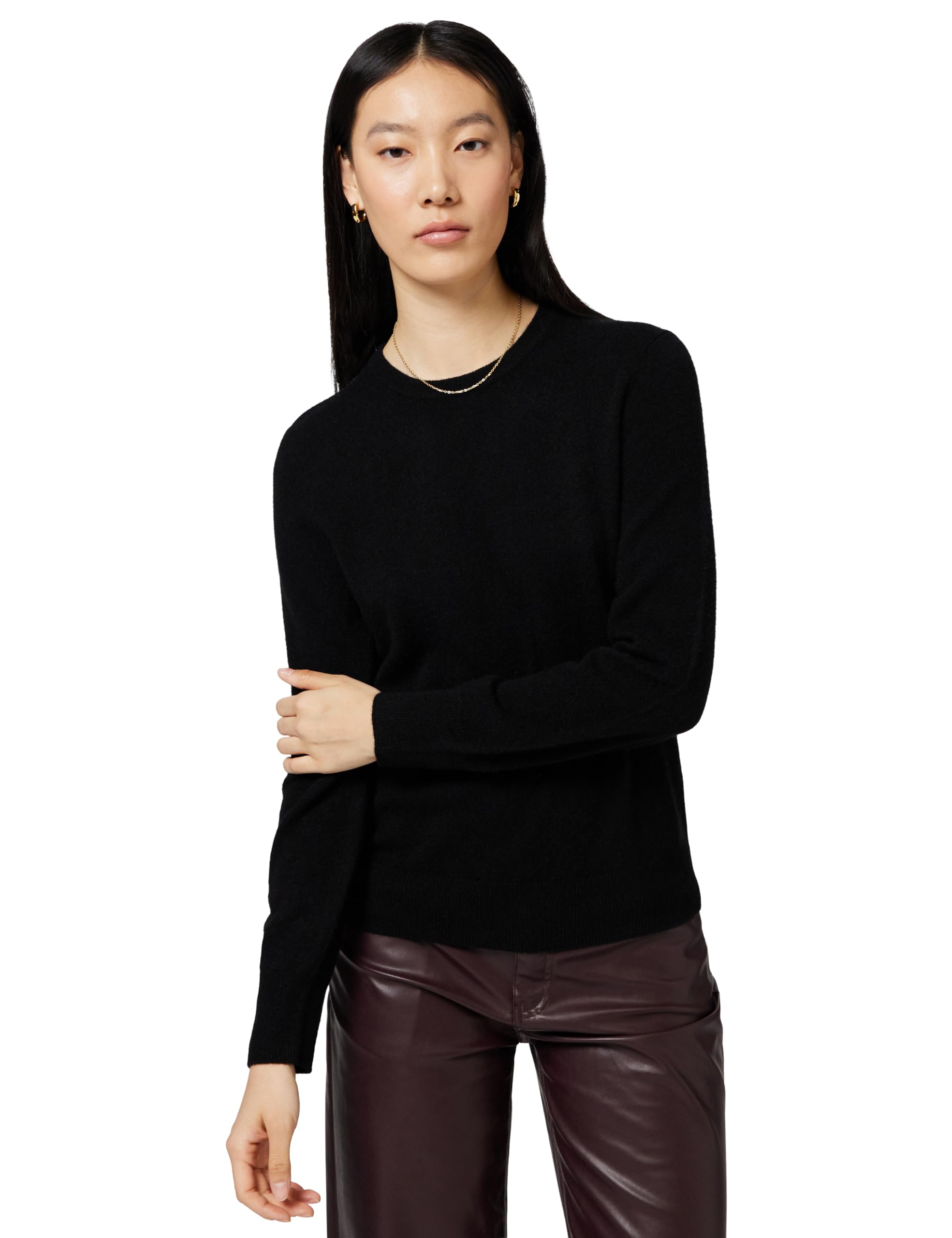 Naadam Women's Black The Original Cashmere Crewneck Sweater, Xs