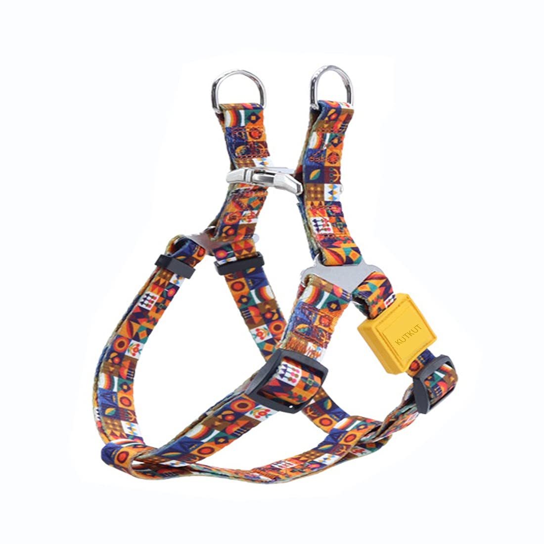 KUTKUT Adjustable No Pull Heavy Duty Step-in Dog Harnesses | Basic Halter Harness for Medium and Large Dogs (Size: L, Adjustable Chest: 40-65cm) (B094W6CJZ1) Amazon Price History, Amazon Price Tracker