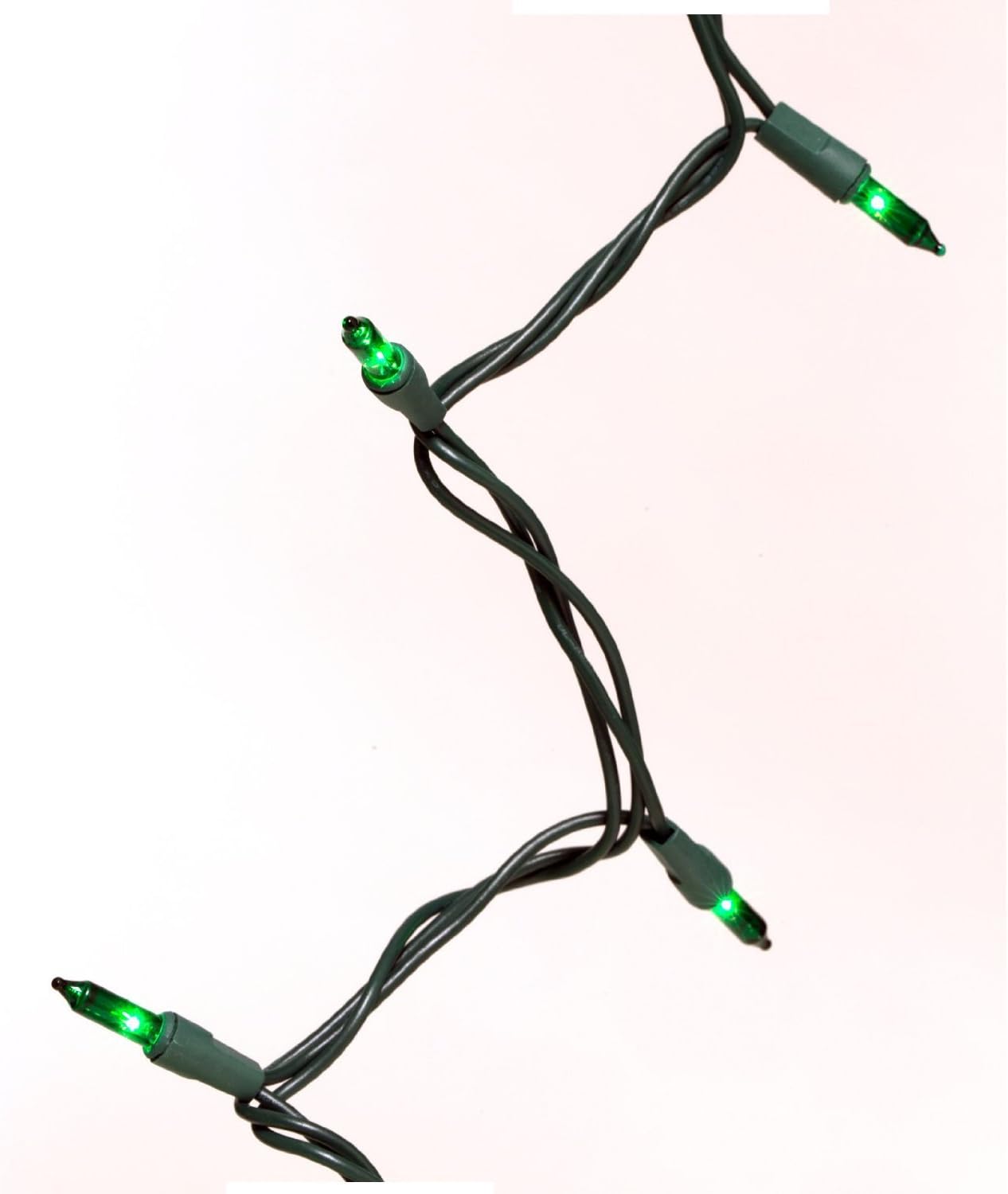 100-Count Green Christmas Light Set