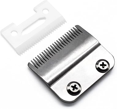 Professional 2 Hole Stagger Tooth Replacement Blade Set #2161 for Wahl 5 Star Series Cordless Magic Clip Clipper Silver