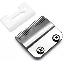 Professional 2 Hole Stagger Tooth Replacement Blade Set #2161 for Wahl 5 Star Series Cordless Magic Clip Clipper Silver