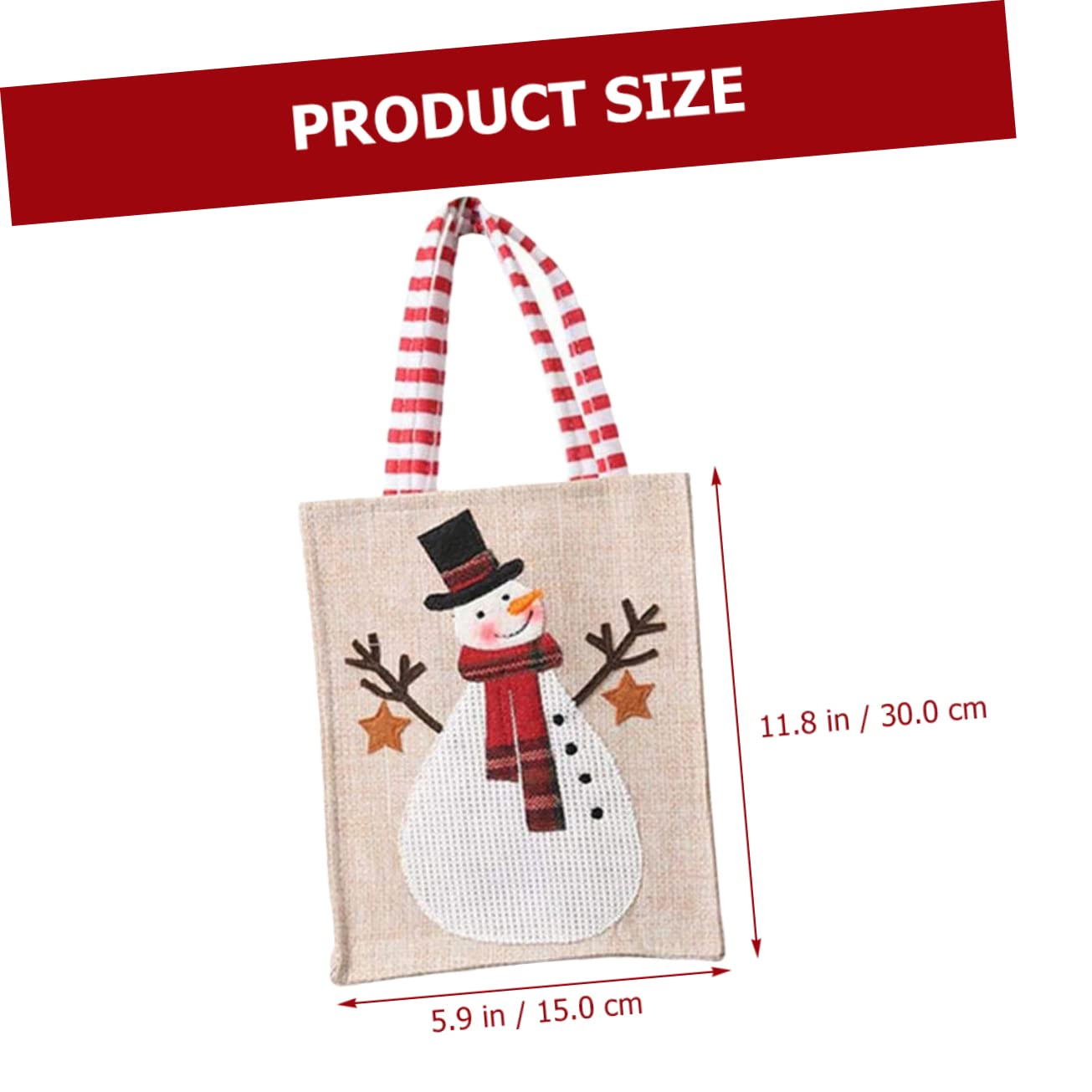 ABOOFAN 9 Pz Sacchetto Sacchettini Bomboniere Borsa Per Bomboniere Sacchetti Regalo in Tessuto Natalizio Sacchetti Regalo Per Le Vacanze Buste Natalizie Natale Stoffa Decorare