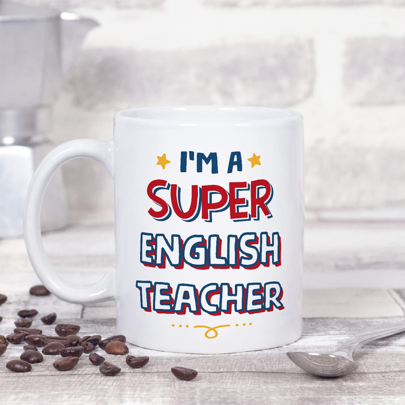 Mugffins Tasses Pour PROFESSEURE D'ANGLAIS - En Anglais - Cadeau Original - Thanks For Beeing Amazing - 11 Oz / 330 Ml