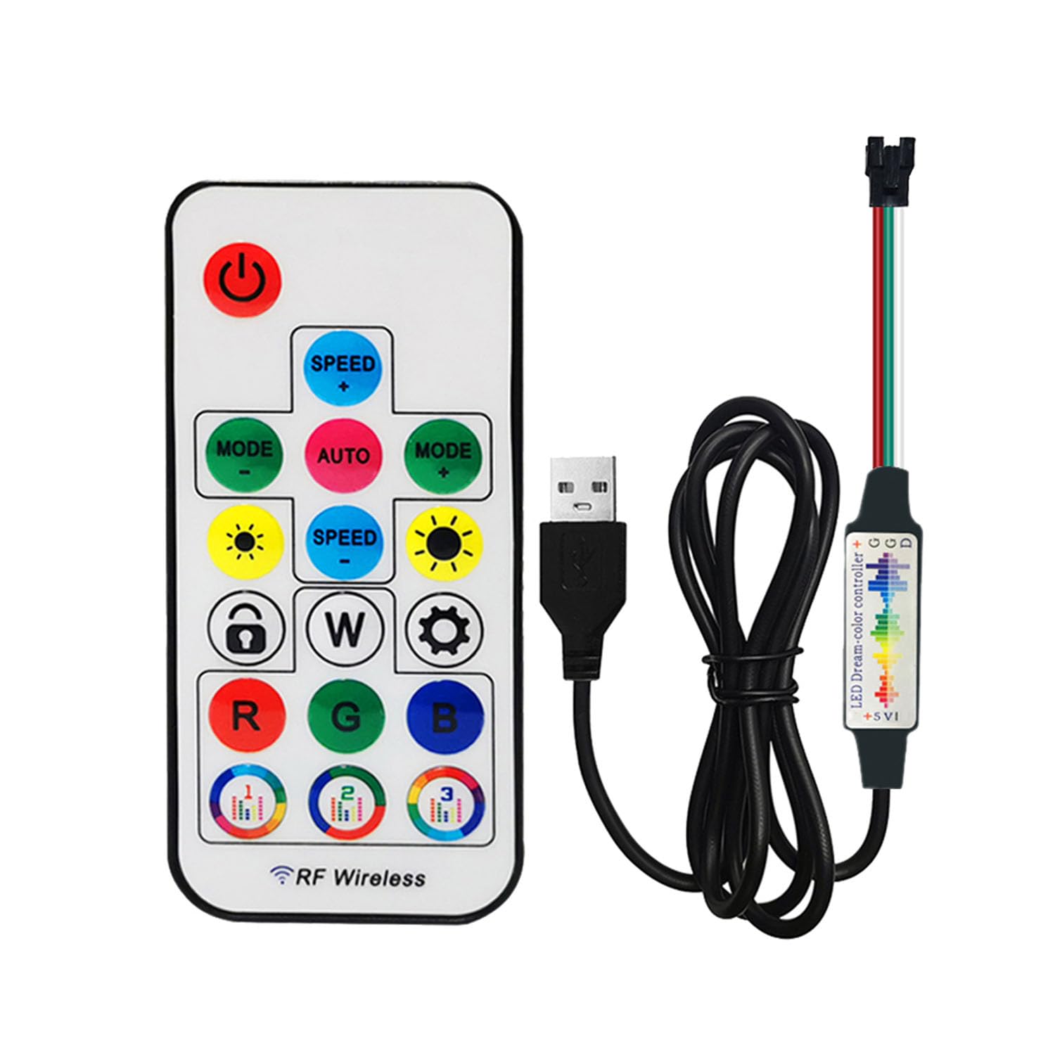 ECD Mini RGB LED-Verstärker Bis 144W - Ultraflach Für LED-Streifen 3528/5050/2835, 12V