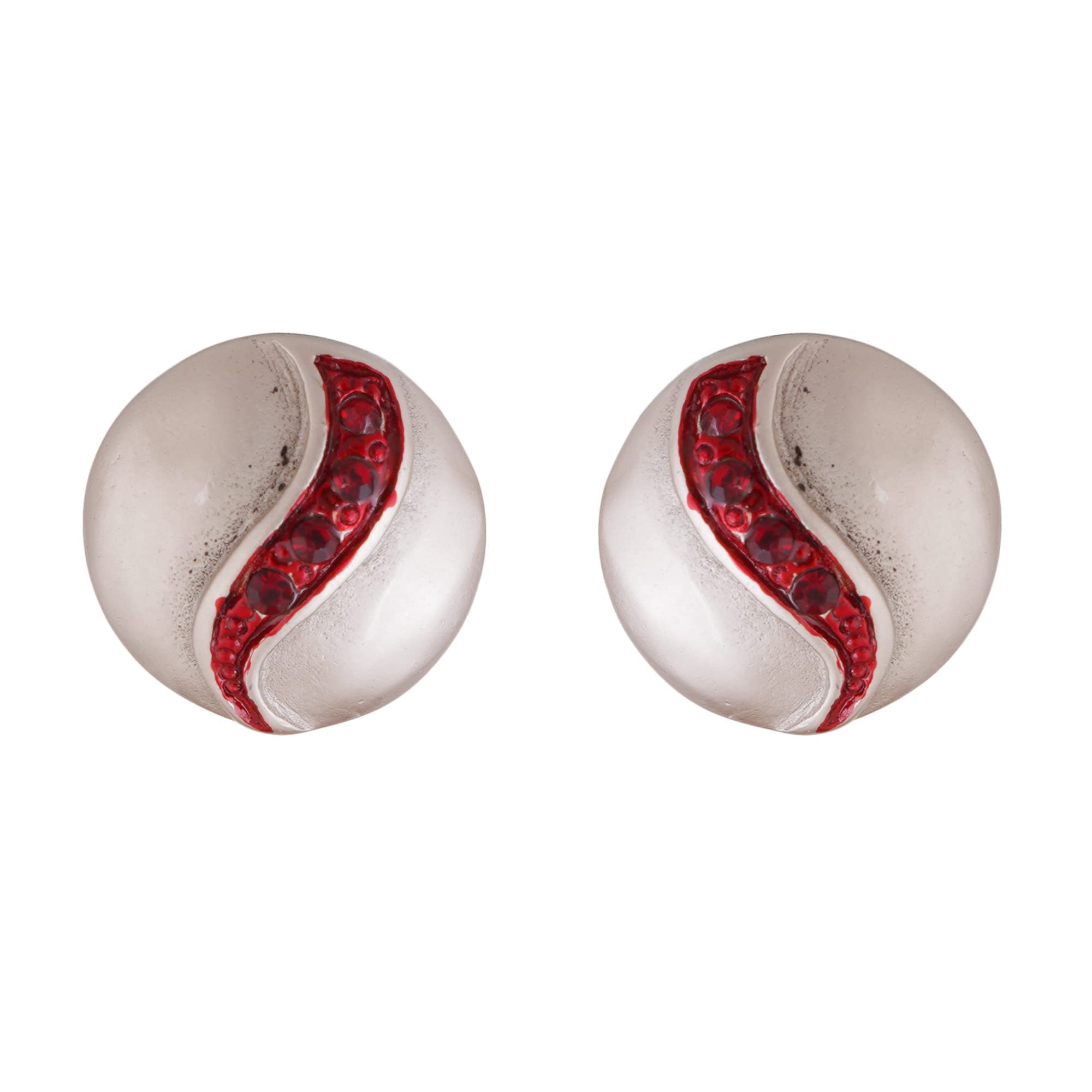 SUNDARA JEWELS Womens Metal Silver Oxidized Pomegranate Studs for Regular Use - Free Size (B0BVHW35J4) Amazon Price History, Amazon Price Tracker