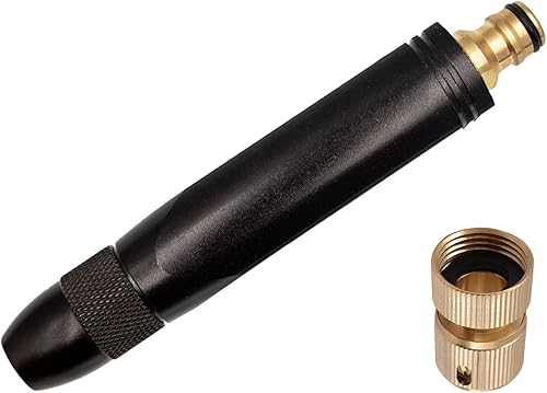 Fusenliang - Pulverizador de manguera de jardín, boquilla de manguera de agua de alta presión a prueba de fugas con 3 patrones de pulverización