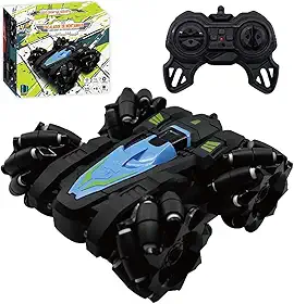 Carrinho Drift 4x4 Carro Super Carro de Controle Remoto Recarregável com Rodinhas Mecanum Manobras Radicais Gira 360 Graus Kizumba