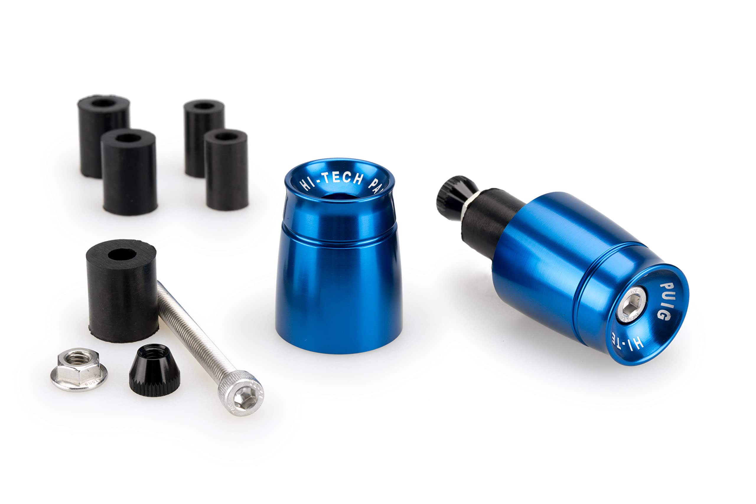 Puig Blue Sport Bar Ends Ducati Diavel 1260 Lamborghini 2021-2023