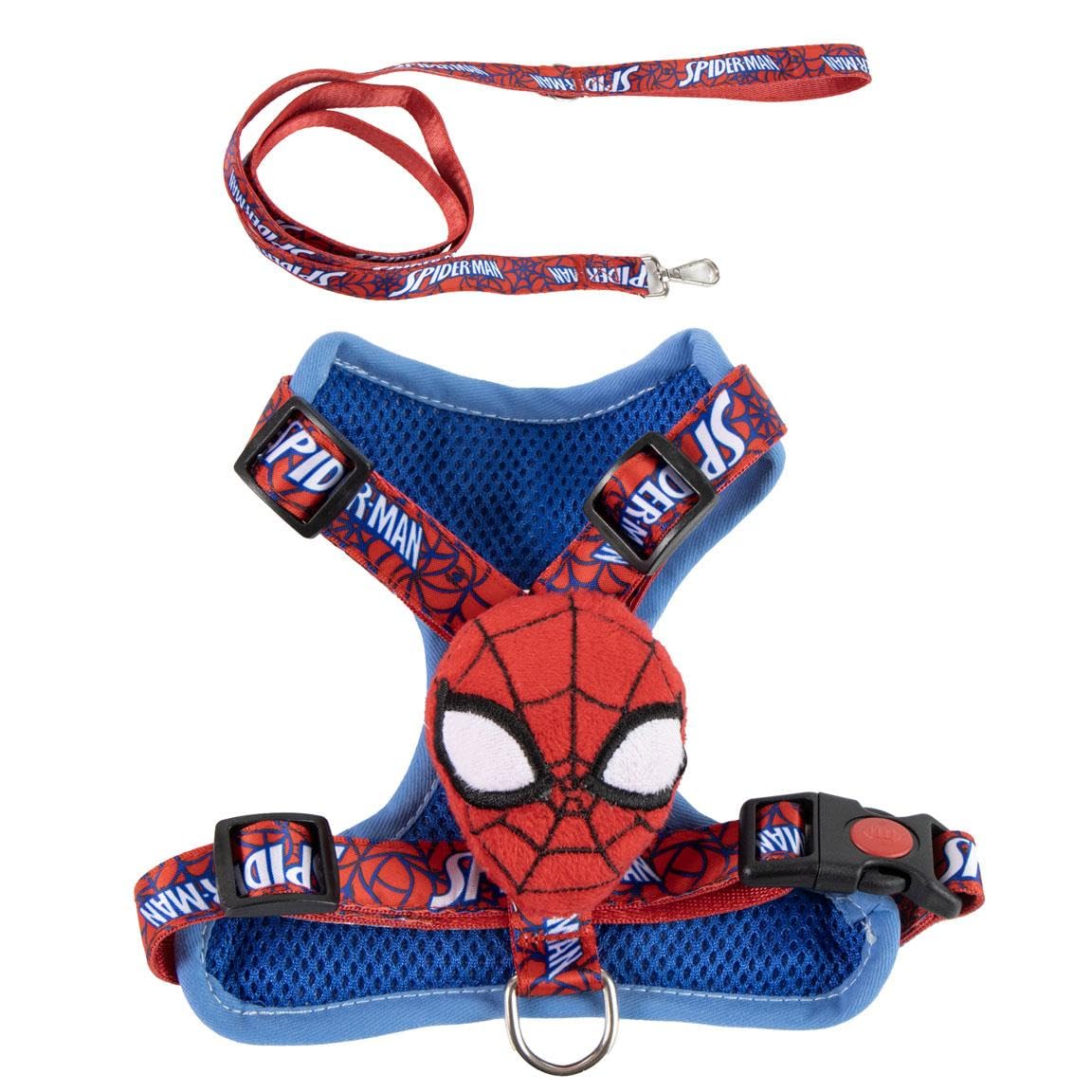 Spiderman Set Arnés y Correa para Perro Talla S/M Marvel