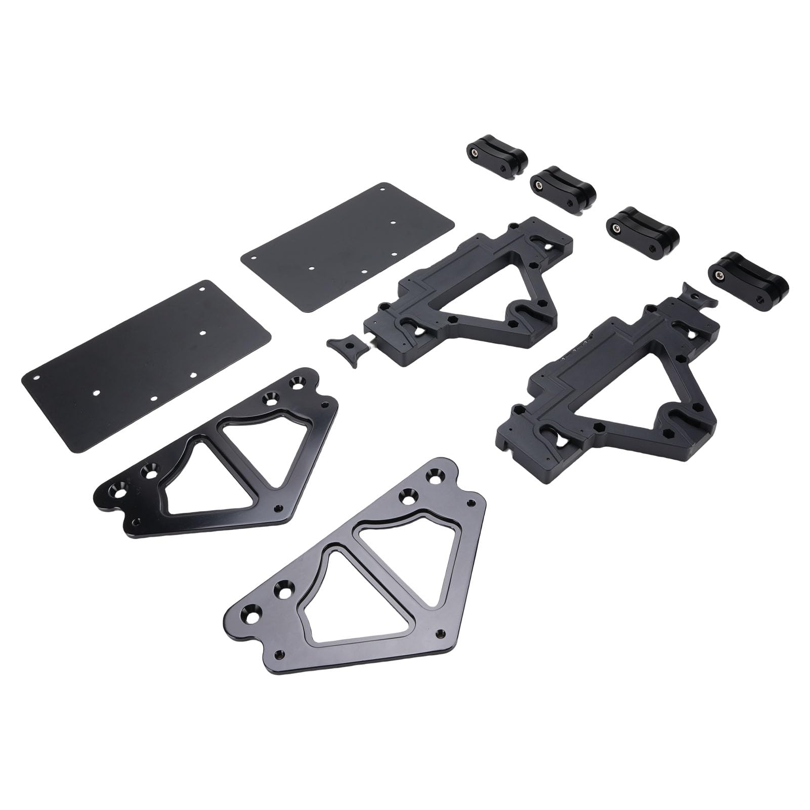Motocicleta Saddlebag Rápida Liberación de Montura Aleación de Aluminio Prueba Meteorológica Reemplazo de Estabilidad Mejorada para Shadow Saber VLX VT750