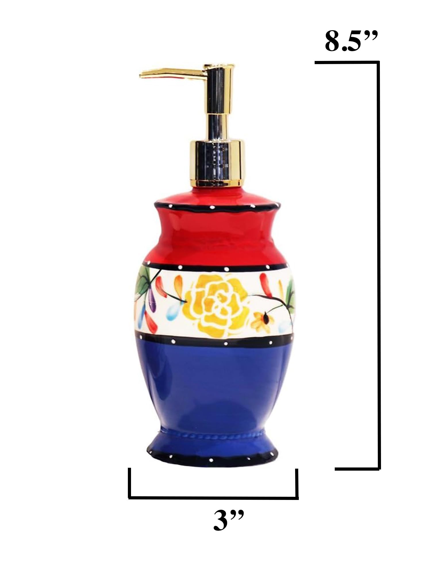 Tutti Frutti, Ceramic Kitchen Lotion Jar, 89588, by ACK.
