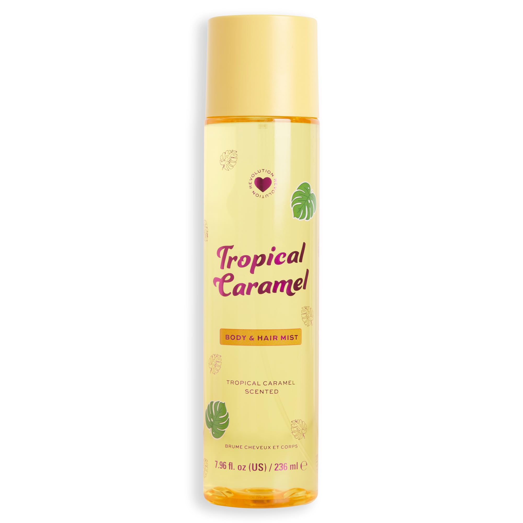 I Heart Revolution Tropical Caramel Hair & Body Mist – Sweet Long-Lasting Scent – Hydrating Spray for Hair & Skin – Vegan & Cruelty-Free – Refreshing Fragrance Mist – 236ml-image-14