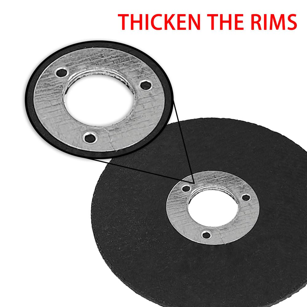 10-Pack 2 Inch Die Grinder Cut-Off Wheel Mini Metal Cutting Cutter Discs 2'' x 1/16'' x 3/8'' Arbor Cutting Wheels