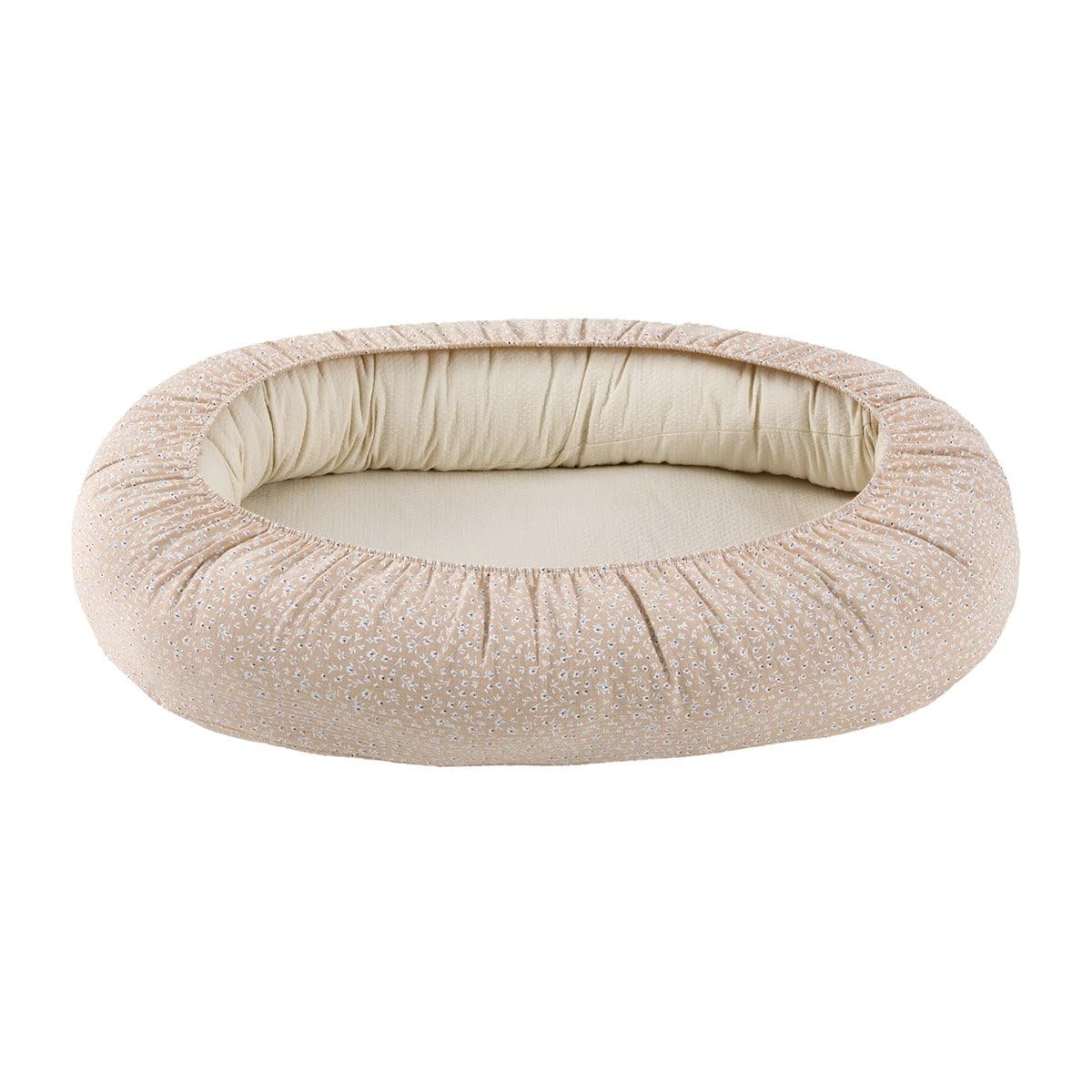 Cambrass Cuna Nido Bebé Rustic Multifunción 4 en 1 con Cordón de Ajuste Reforzado y Tejido Transpirable para Descanso Seguro y Viaje 55x90x15 CM Rosa