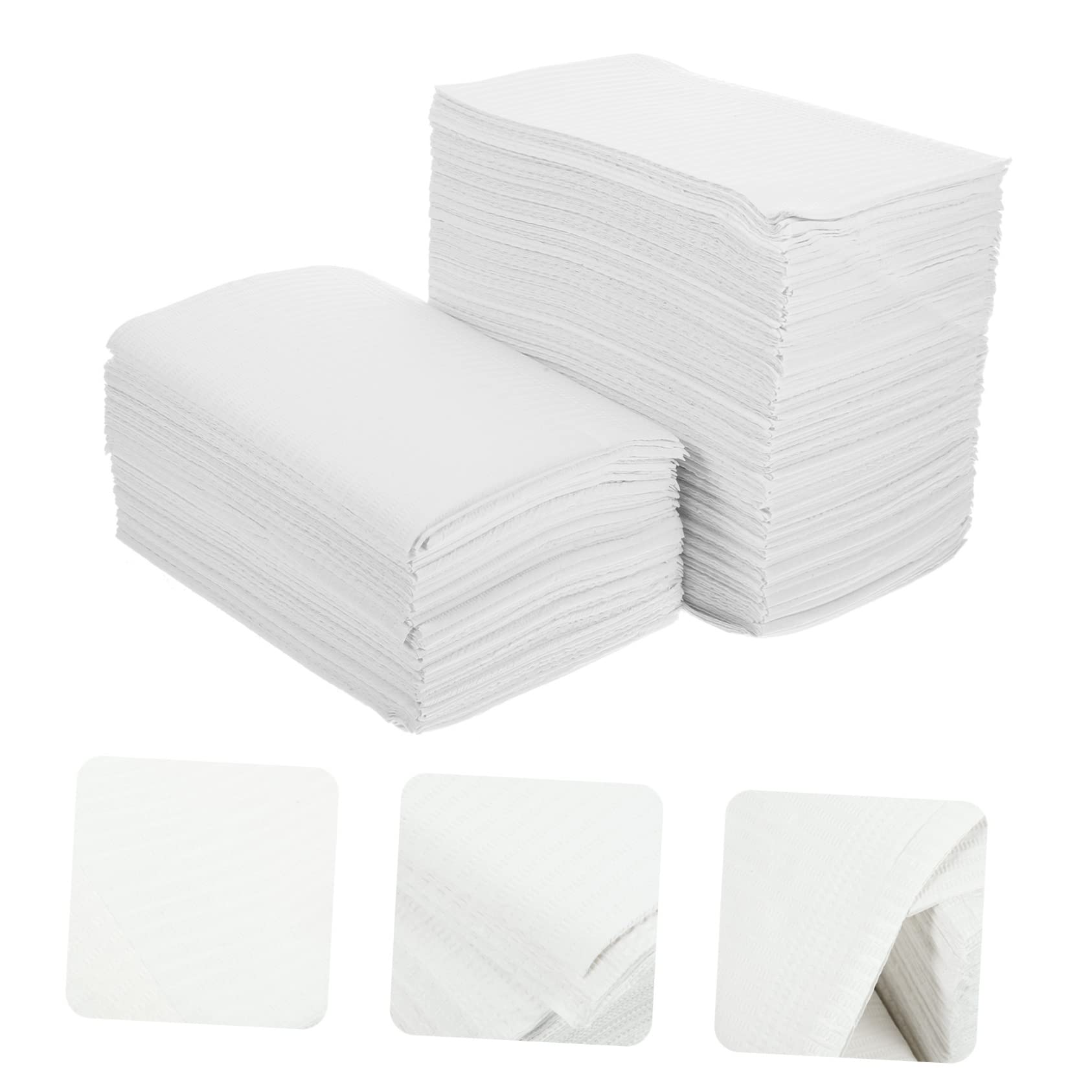 UKCOCO Tovagliette Monouso Per Manicure 125 Pezzi, Cuscinetto Per Unghie Morbido e Assorbente, Tappetino Per Nail Art Per Salone, Casa e Ufficio, Protezione Tavolo Antipolvere Per Manicure