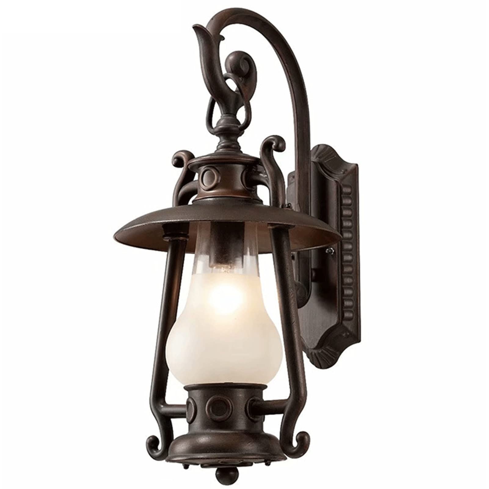 Luminaires extérieurs de porche et applique murale extérieure lanterne en aluminium