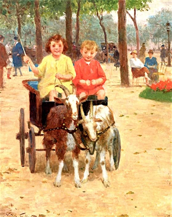 Affiche La Passeggiata Gabriel Gilbert, tableau abstrait de salon